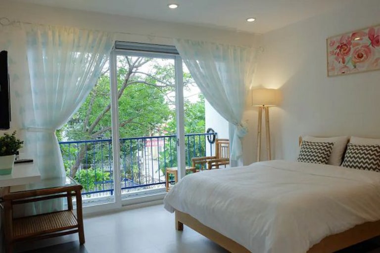 Cửa nhôm kính cho phong phòng ngủ